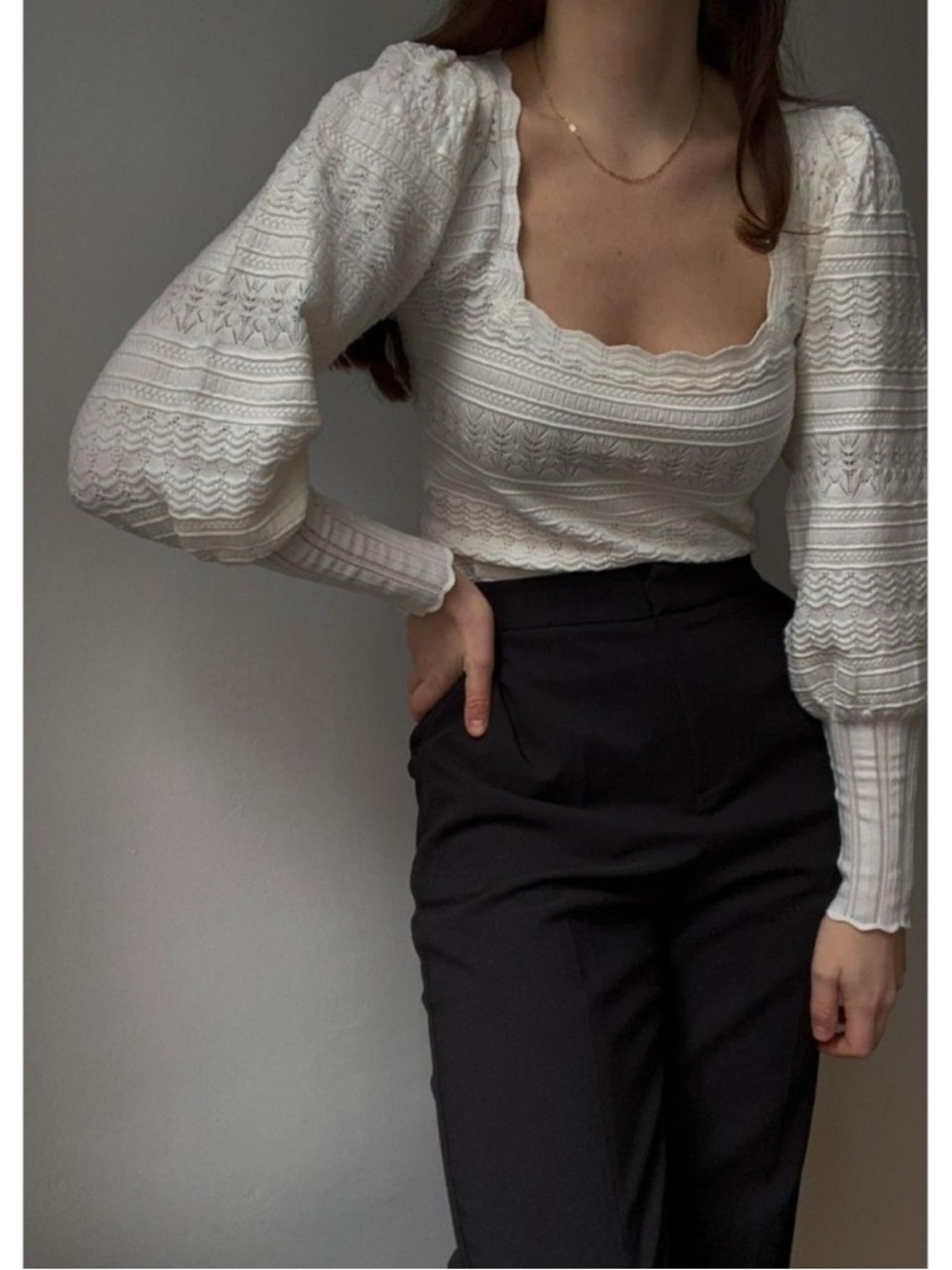 Sézane Ronnie Jumper Sweater in Ecru / White Size Small - Picture 2 of 10